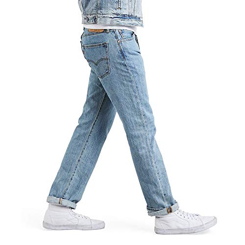 Levi's 501 Original Fit Jeans Vaqueros, Azul (Light Stonewash 0134), 36W / 32L para Hombre