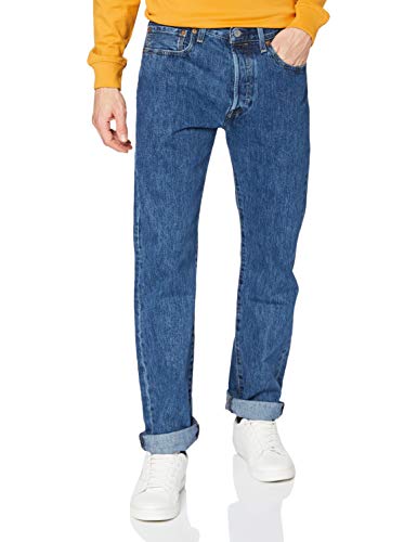 Levi's 501 Original' Vaqueros, Stonewash 80684, 34W / 34L para Hombre