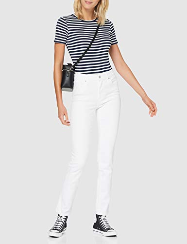 Levi's 724 High Rise Straight Vaqueros, Western White, 27W / 30L para Mujer