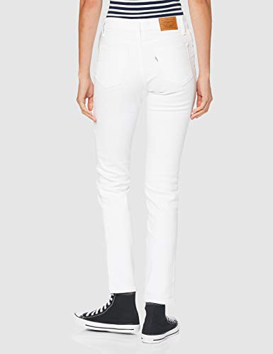 Levi's 724 High Rise Straight Vaqueros, Western White, 27W / 30L para Mujer