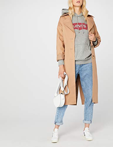Levi's Batwing Hoodie, Felpa Donna, Grigio (Hoodie Housemark Smokestack Htr 0003), Small
