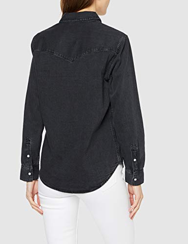 Levi's Essential Western Blusa, Black (Black Sheen (2) 0004), M para Mujer