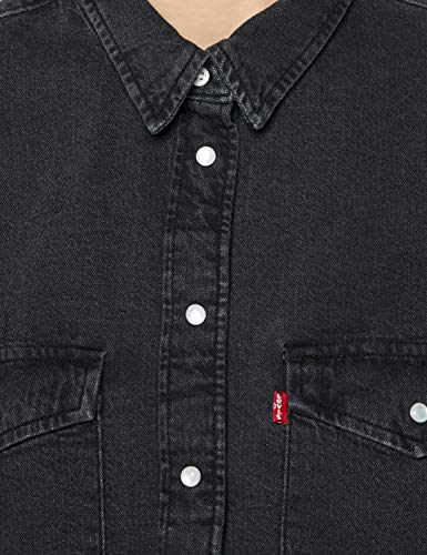 Levi's Essential Western Blusa, Black (Black Sheen (2) 0004), M para Mujer