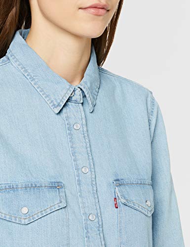 Levi's Essential Western Blusa, Blue (Cool out (2) 0001), XL para Mujer