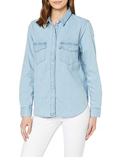 Levi's Essential Western Blusa, Blue (Cool out (2) 0001), XL para Mujer