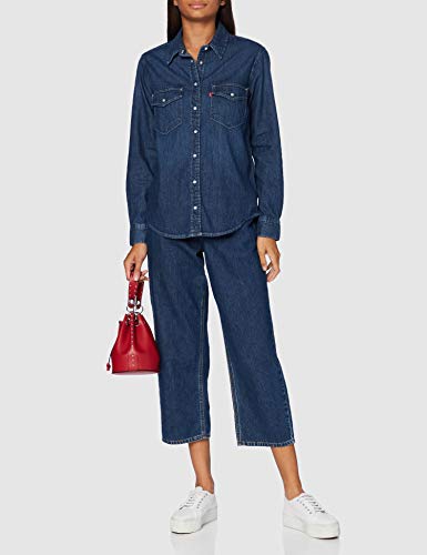 Levi's Essential Western Camisa, Air Space, M para Mujer