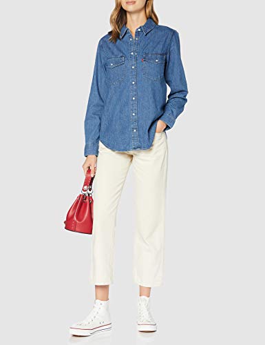 Levi's Essential Western Camisa, Going Steady (3), M para Mujer