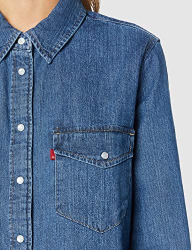 Levi's Essential Western Camisa, Going Steady (3), M para Mujer