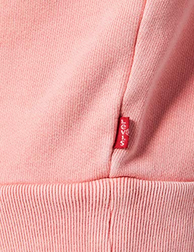 Levi's Graphic Diana Crew Sudadera, Serif Outline Garment Dye Blush, S para Mujer