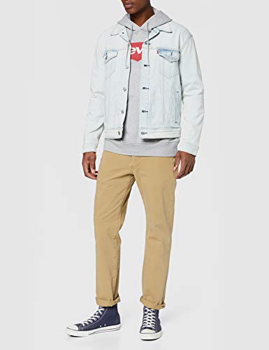 Levi's Graphic Hoodie B Capucha, Hm Po Co Midtone Heather Grey, XXL para Hombre