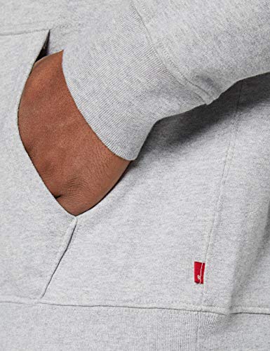 Levi's Graphic Hoodie B Capucha, Hm Po Co Midtone Heather Grey, XXL para Hombre