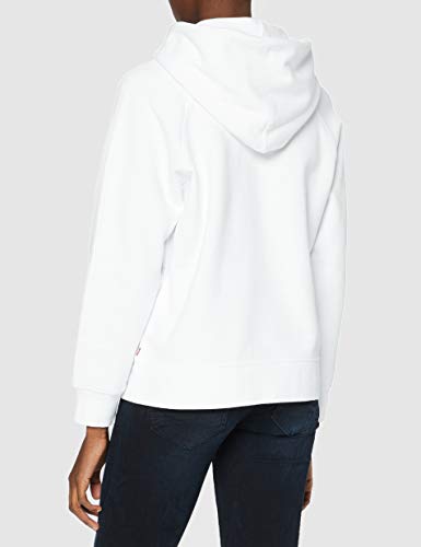 Levi's Graphic Sport Cappuccio, Housemark Hoodie White, XS Donna