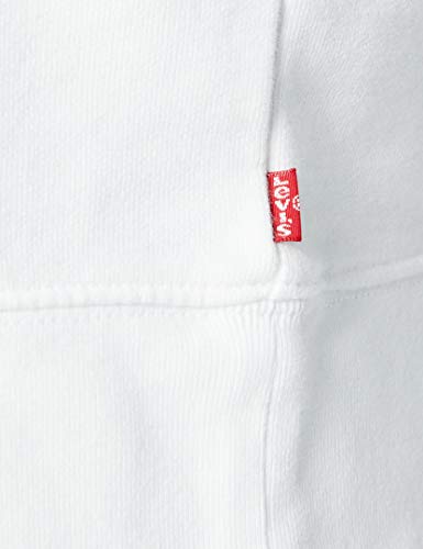 Levi's Graphic Sport Cappuccio, Housemark Hoodie White, XXS Donna