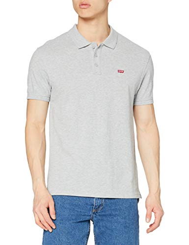 Levi's Housemark Polo, Camiseta para Hombre, Gris (M7511 HEATHER GREY M7511 2), Large