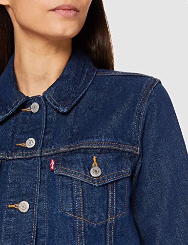 Levi's Jaqueta de jeans para mujer, talla L