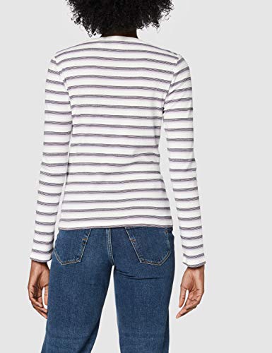 Levi's LS Baby tee Camiseta, Berimbao Lavender Frost, L para Mujer