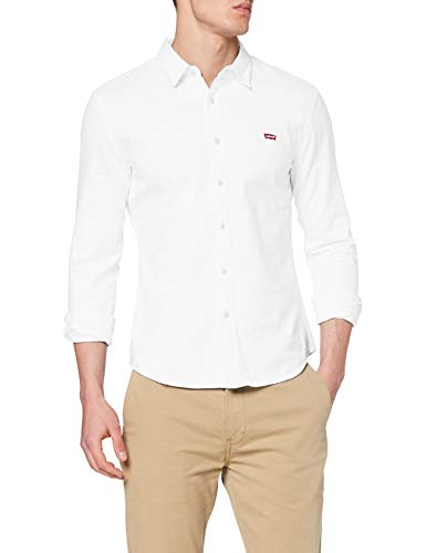 Levi's LS Battery Hm Shirt Slim Camisa, White (White 0002), XX-Large para Hombre