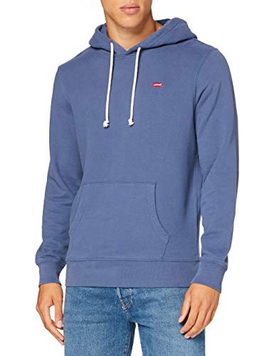 Levi's New Original Hoodie Sudadera con capucha, blue indigo, M para Hombre