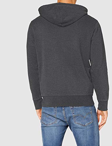 Levi's New Original Zip Up Sudadera, Charcoal Heather Xx, M para Hombre