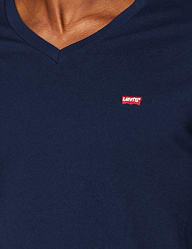 Levi's Orig Hm Vneck Camiseta, Blue (Dress Blues 0002), Large para Hombre