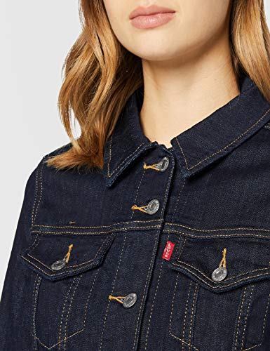 Levi's Original Trucker Chaqueta vaquera, Azul (Even Rinse 13), X-Small para Mujer