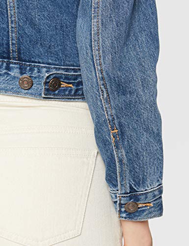 Levi's Original Trucker Chaqueta vaquera, Soft As Butter Dark, S para Mujer