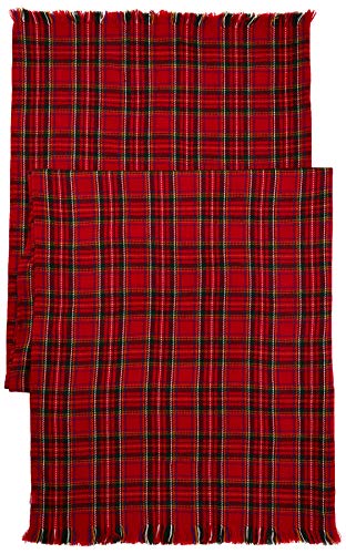Levi's Plendang Plaid Wrap Bufanda, Rojo (Red 287), Talla única (Talla del fabricante: UN) para Hombre