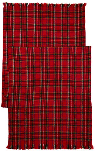 Levi's Plendang Plaid Wrap Bufanda, Rojo (Red 287), Talla única (Talla del fabricante: UN) para Hombre