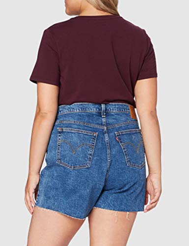 Levi's Plus Size Pl 501 Original Short Denim Shorts, Charleston Erosion, 16 para Mujer