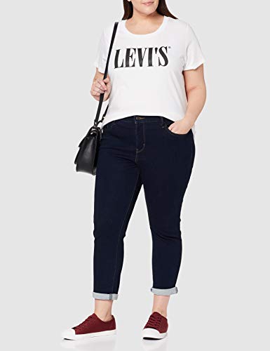 Levi's Plus Size tee Camiseta, White (Pl 90's Serif T2 White+ 0085), XXX-Large (Size: 3 x) para Mujer