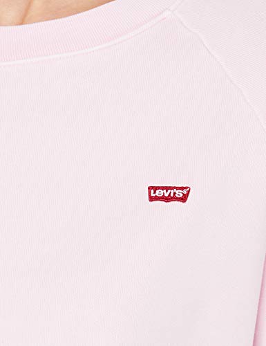 Levi's Relaxed Graphic Crew Sudadera, Batwing Chest Hit Pink Lady, XXS para Mujer
