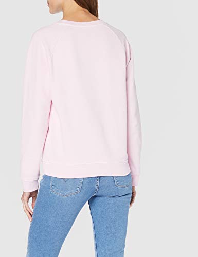 Levi's Relaxed Graphic Crew Sudadera, Batwing Chest Hit Pink Lady, XXS para Mujer
