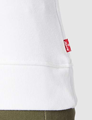 Levi's Relaxed Graphic Crew Sudadera, Better Batwing Sweatshirt White, S para Mujer