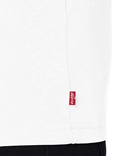 Levi's Relaxed Graphic tee Camiseta, White (90's Serif Logo D3 White 0038), Medium para Hombre