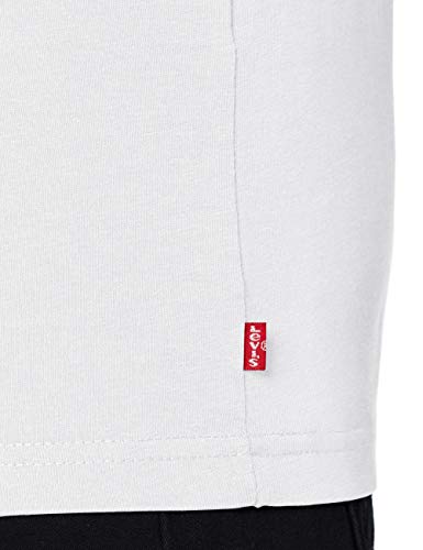 Levi's Relaxed Graphic tee Camiseta, White (90's Serif Logo White 0026), Large para Hombre