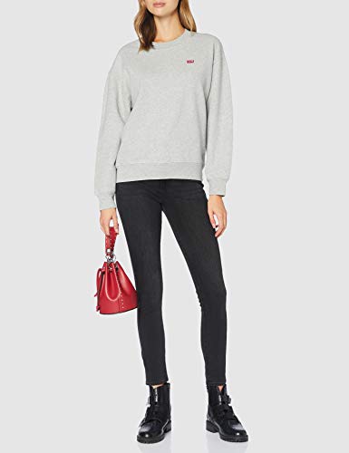 Levi's Standard Crew Sudadera, Smokestack Heather, S para Mujer