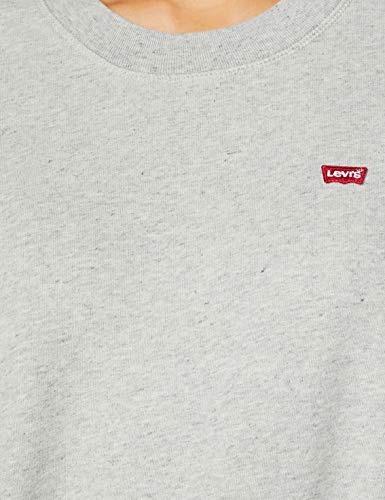 Levi's Standard Crew Sudadera, Smokestack Heather, XS para Mujer