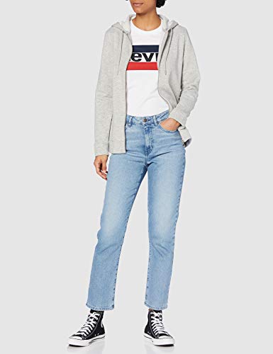 Levi's The Perfect Tee, Camiseta, Mujer, Blanco (White 297), M