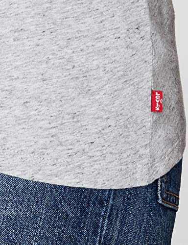 Levi's The Perfect Tee, Camiseta, Mujer, Gris (Better Batwing Smokestack Smokestack Htr 263), S