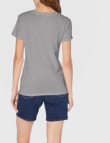 Levi's The Perfect Tee, Camiseta, Mujer, Gris (Sportswear Logo Tee Smokestack 303), S