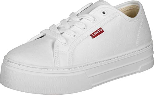 Levi's Tijuana, Zapatillas Mujer, Blanco (B White 50), 40 EU