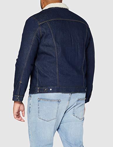 Levi's Type 3 Sherpa Trucker, Chaqueta para Hombre, Azul (Rockridge Trucker 0084), X-Large