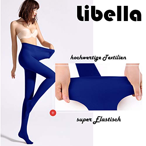 Libella Medias para Mujer Microfibra 80 Den Azul Marino 27227 M