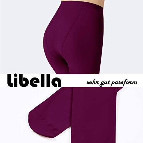 Libella Medias para Mujer Microfibra 80 Den ciruela 27227 L