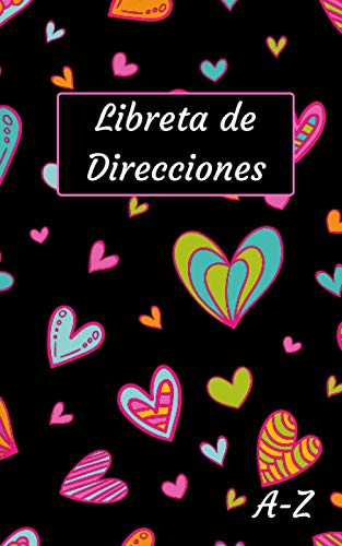 Libreta de direcciones: Agenda de direcciones y teléfonos pequeña, español, ordenación alfabética
