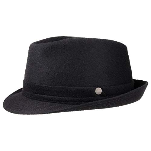 Sombrero de Italiana para otoño/Invierno Sombrero de Hombre Fabricado en Italia LIPODO Trilby Sombrero de Fieltro para Mujer/Hombre 