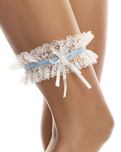 Liga Novia Elástica de CLASSIC a la Boda - Liga Nupcial - Garter Novia, Garter Boda - Novias Accesorios - MUST HAVE - Regalo Dama de Honor, Bachelor Party - MARFIL
