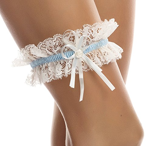 Liga Novia Elástica de CLASSIC a la Boda - Liga Nupcial - Garter Novia, Garter Boda - Novias Accesorios - MUST HAVE - Regalo Dama de Honor, Bachelor Party - MARFIL