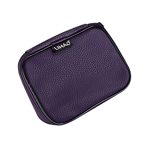 LIHAO Juego de Agujas de Ganchillo de Aluminio y con Estuche (22 Unidades)