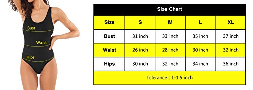 Lindo unicornio flamencos gatos patrón traje de baño para las mujeres niña de una pieza traje de baño control de la barriga backless traje de baño Tankini Bikini Multicolor multicolor S